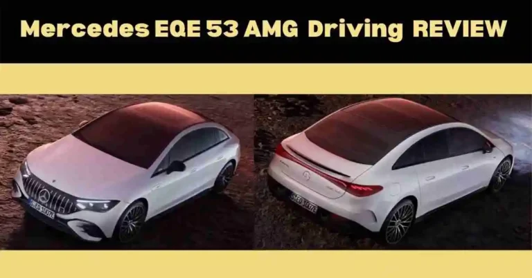 Mercedes EQE 53 AMG driving REVIEW