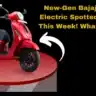 New Bajaj Chetak Electric