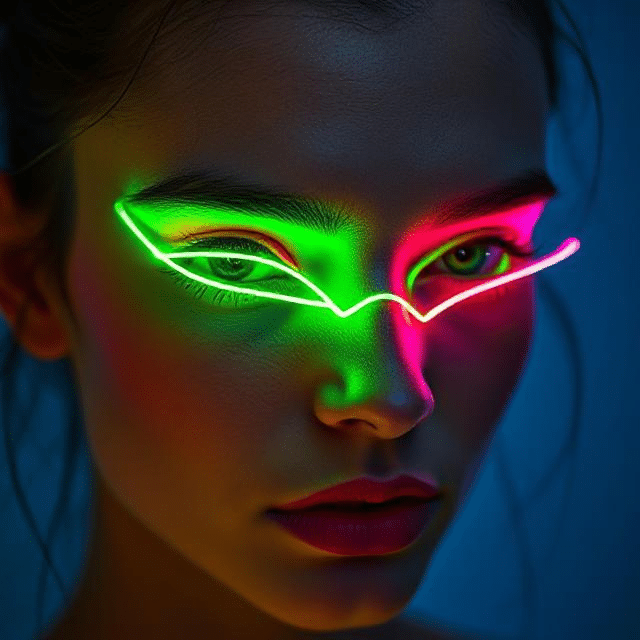 Eco-Glam: Biodegradable Neon Liners